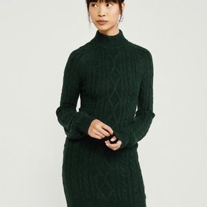 Abercrombie mock neck soft sweater dress